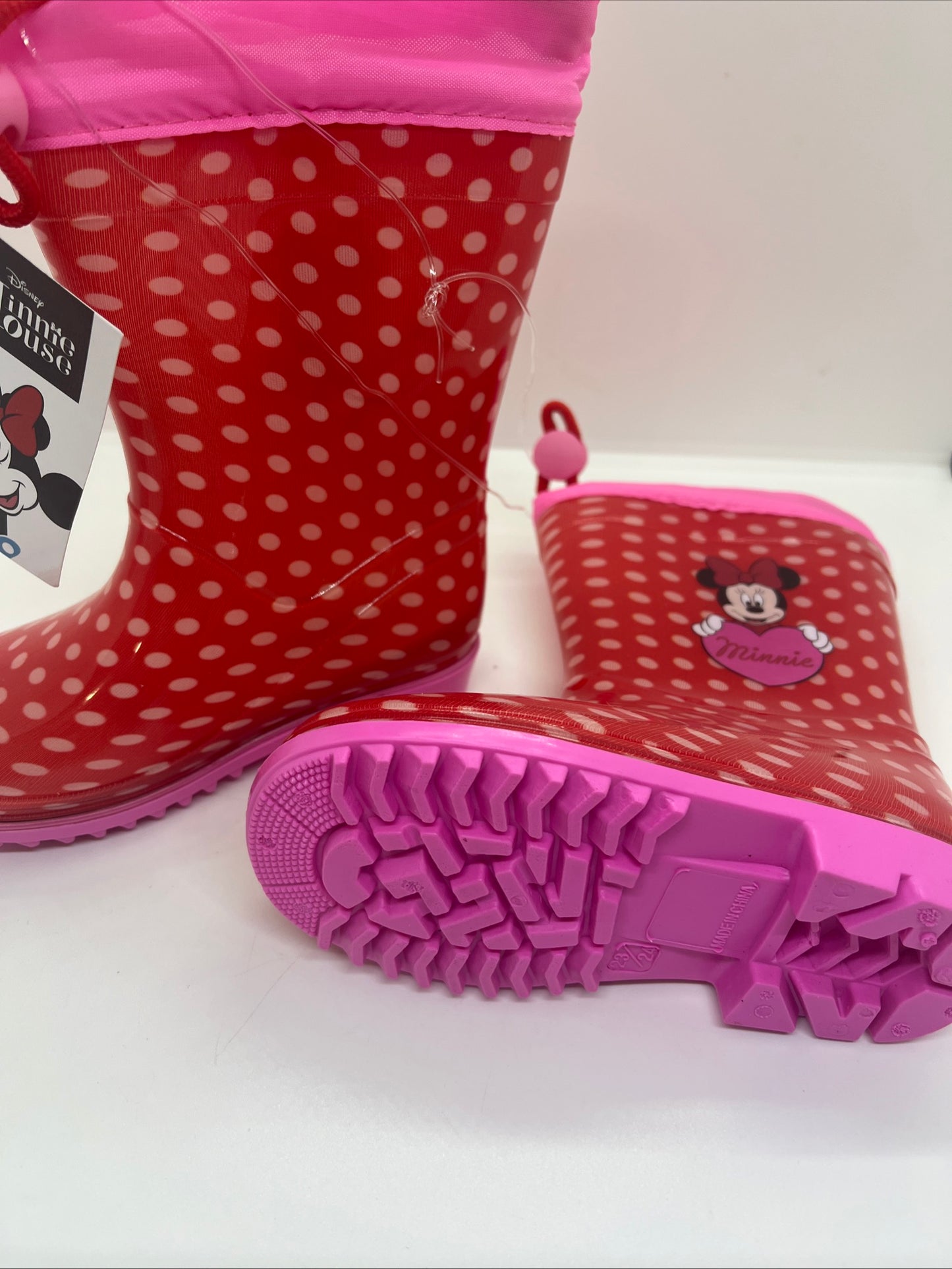 Stivali di gomma disney minnie 23\24 pioggia bambini