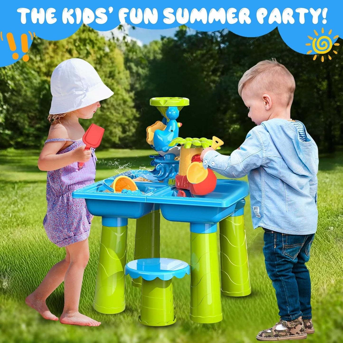 tavolo gioco bambini acqua e sabbia esterno o interno creatività manuale