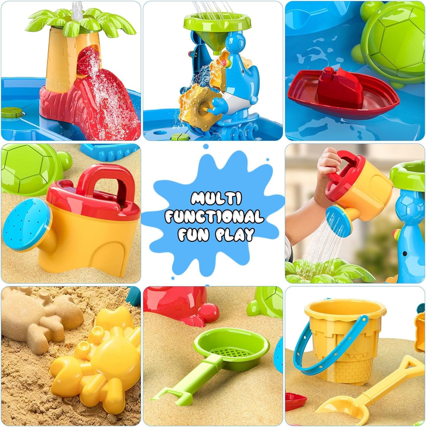 tavolo gioco bambini acqua e sabbia esterno o interno creatività manuale