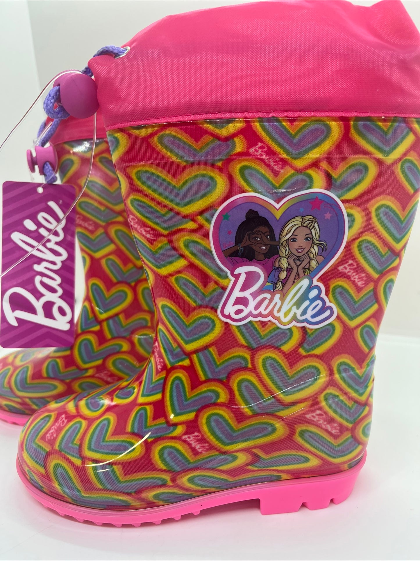 Stivali di gomma barbie pioggia bambini