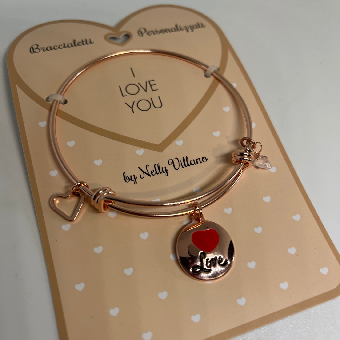 bracciale rigido I LOVE YOU