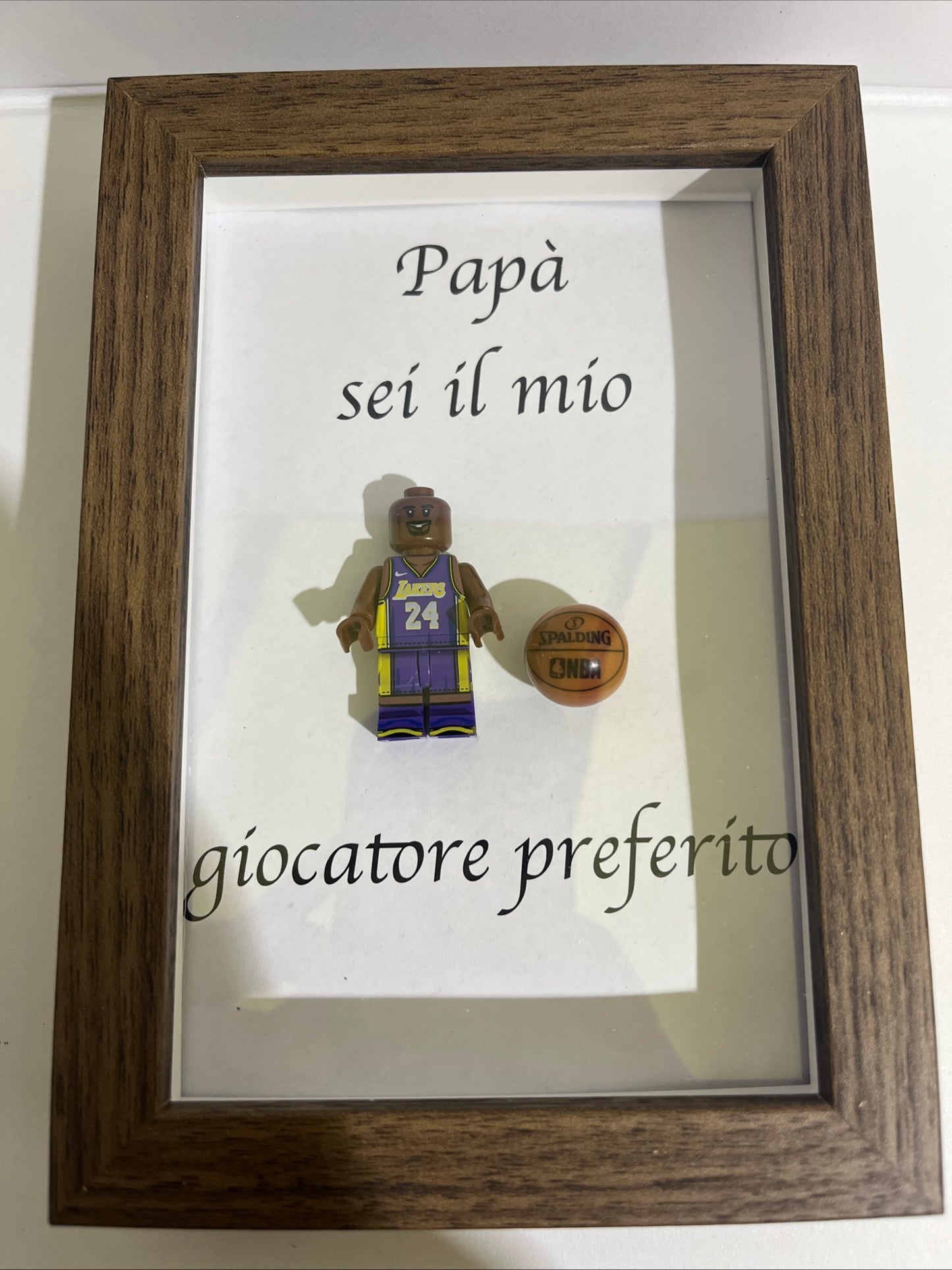 Cornice festa del papà nba basket giocatore nba preferito