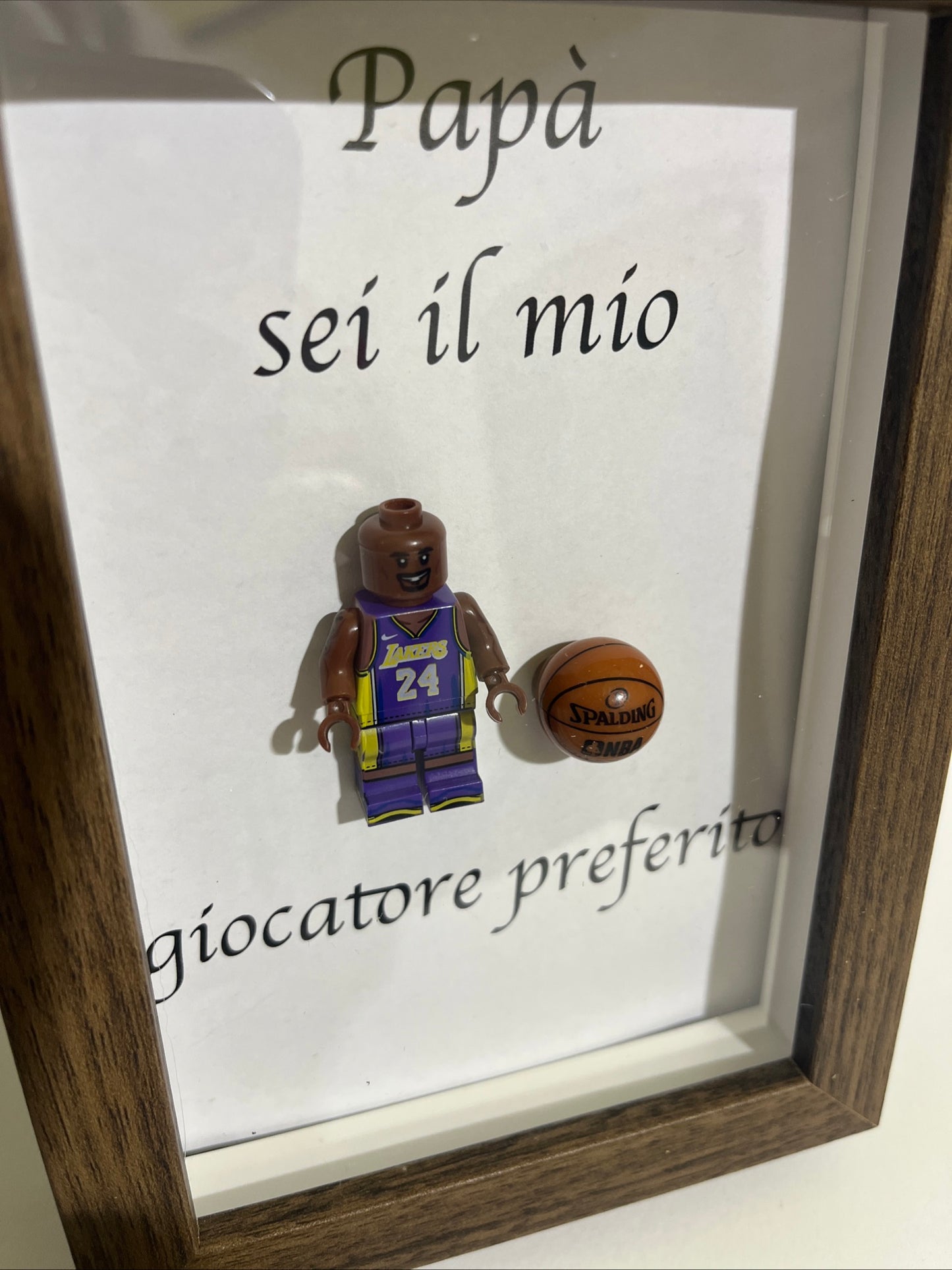 Cornice festa del papà nba basket giocatore nba preferito