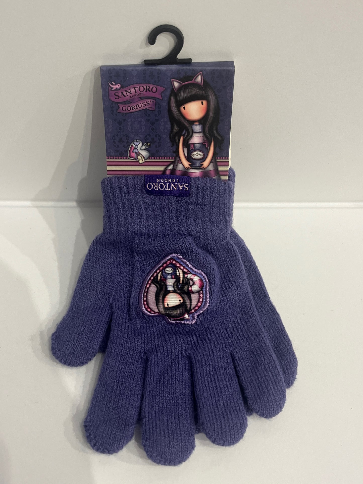 Guanti tg unica santoro gorjuss stregatto Alice