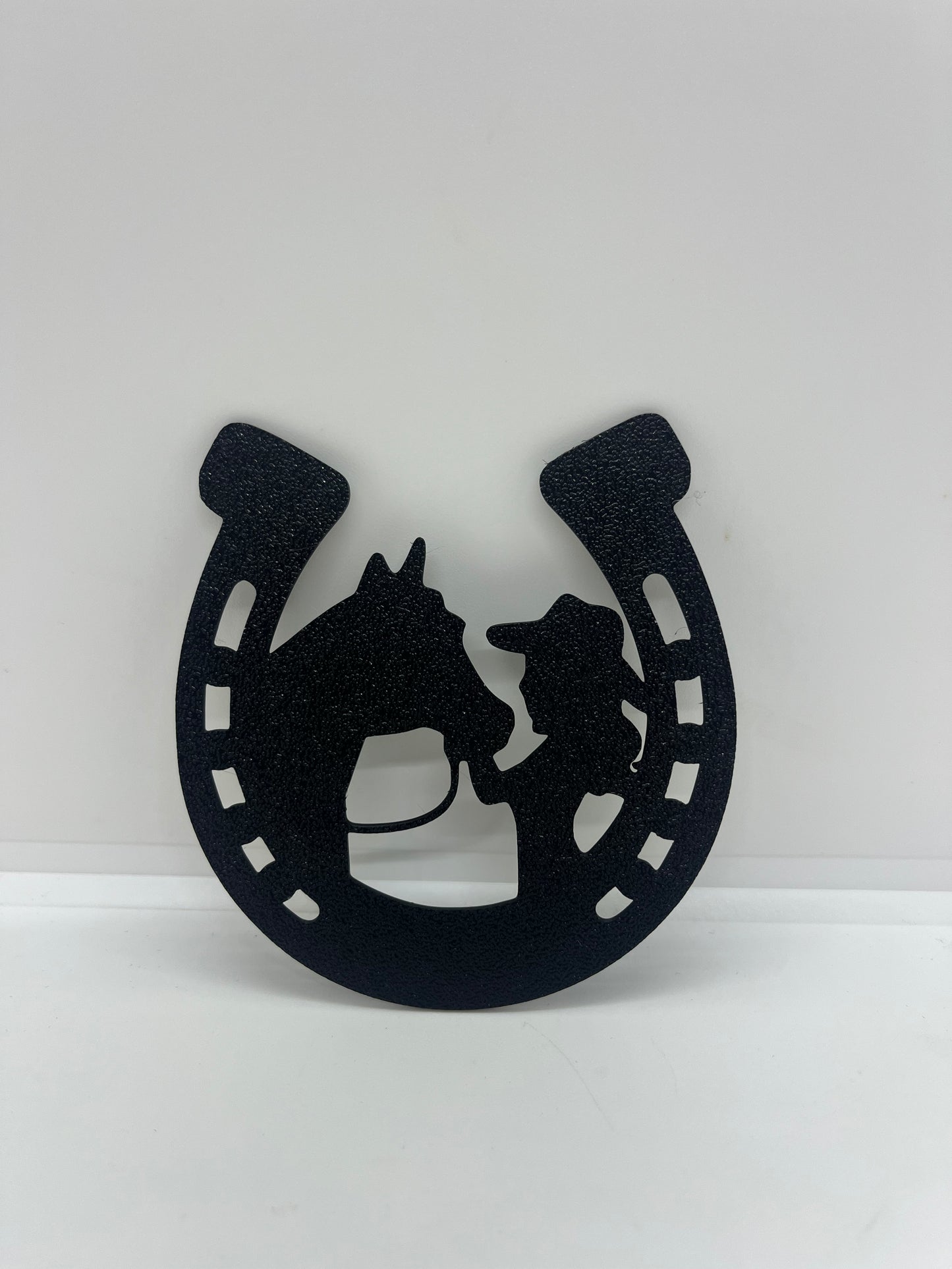 decorazione da parete wall art da muro casa ferro di cavallo ragazza horse equitazione