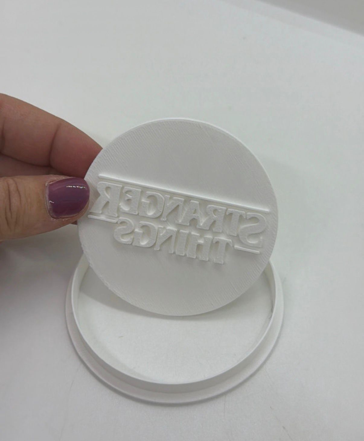 decorazione biscotti cake stamp stampino gadget STRANGER THINGS 7 cm