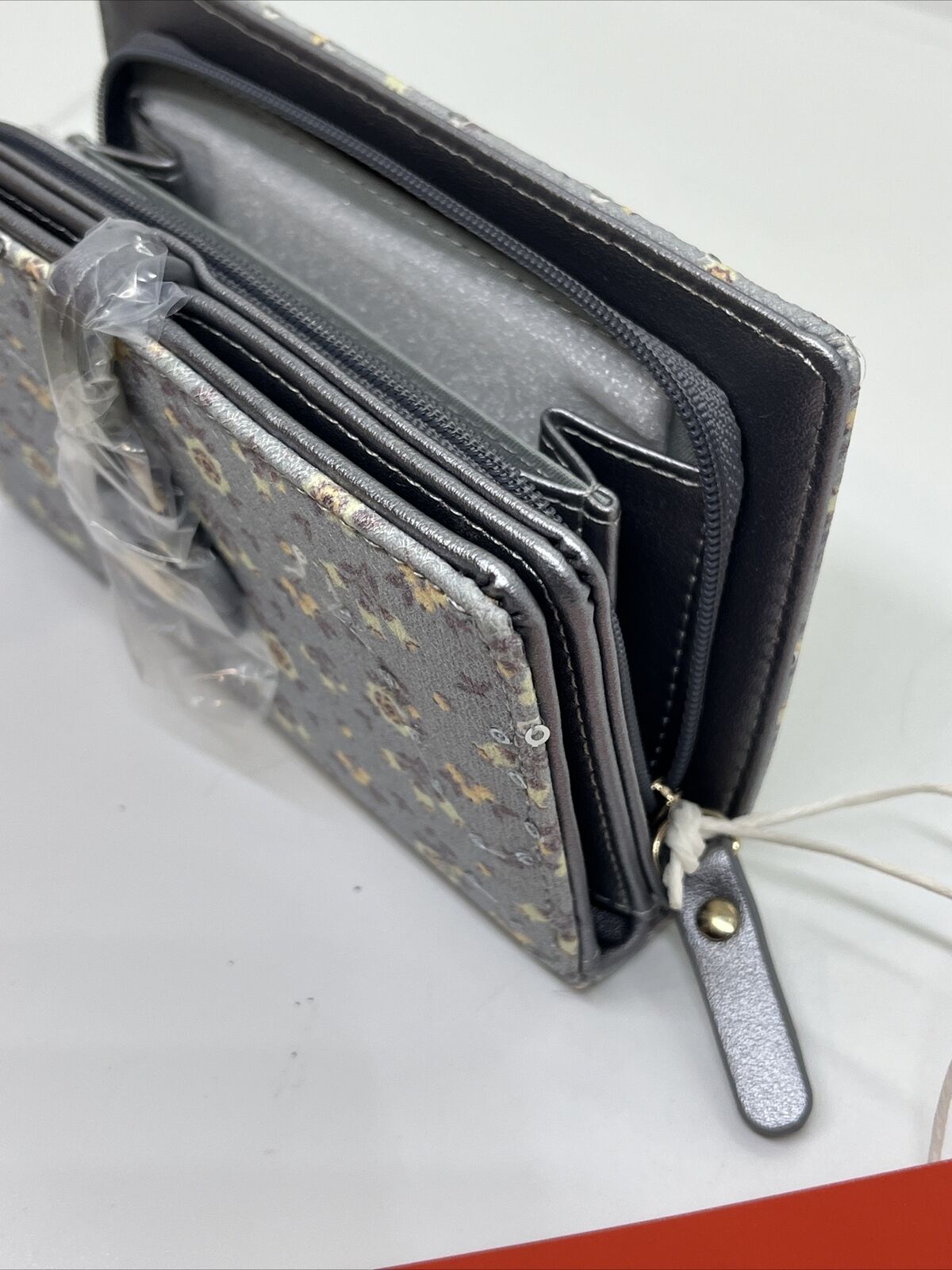 portafogli HOY! fiori grigio borsello donna camomilla