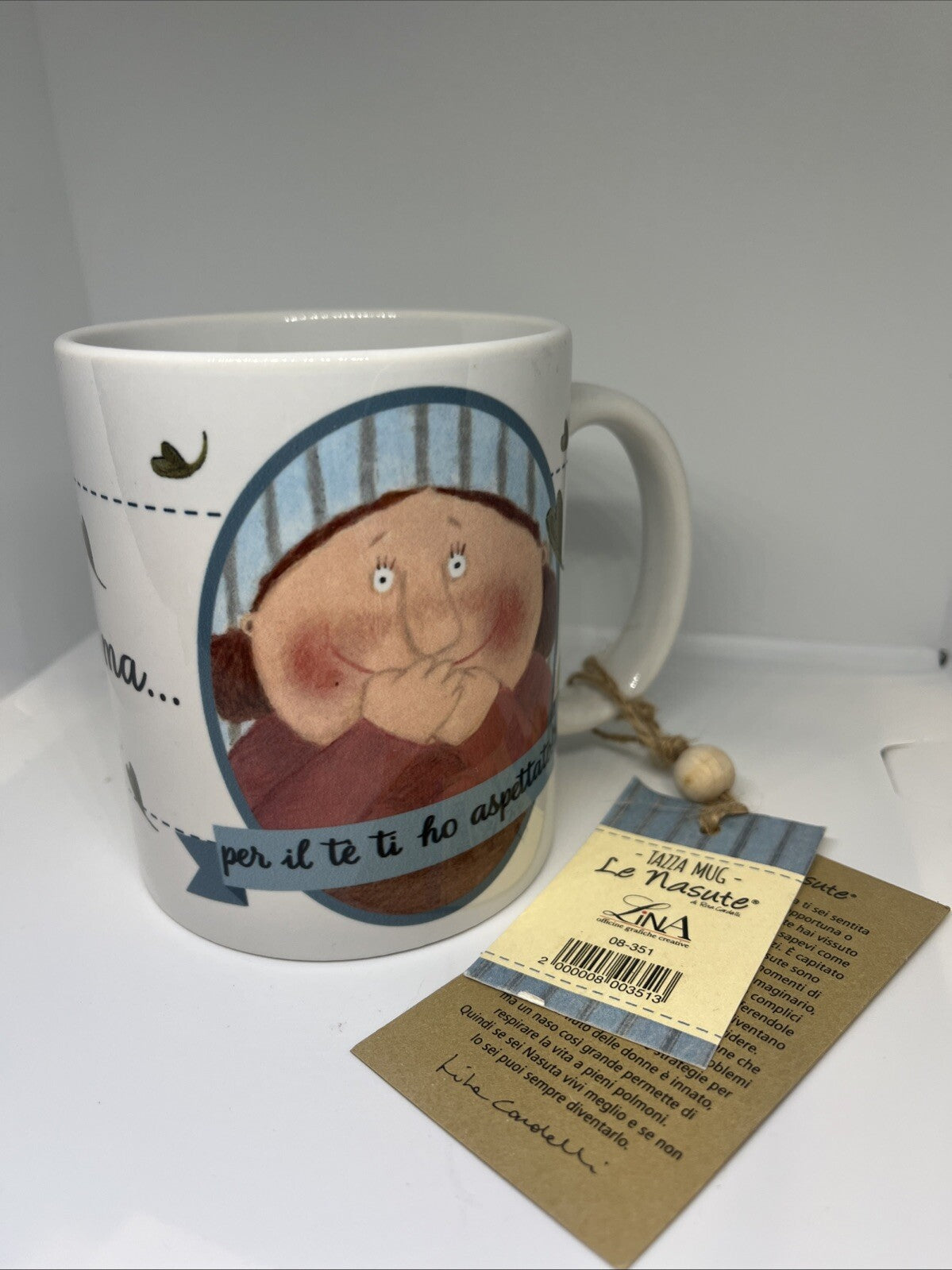 tazza mug le nasute Biscotti finiti divertenti regalo