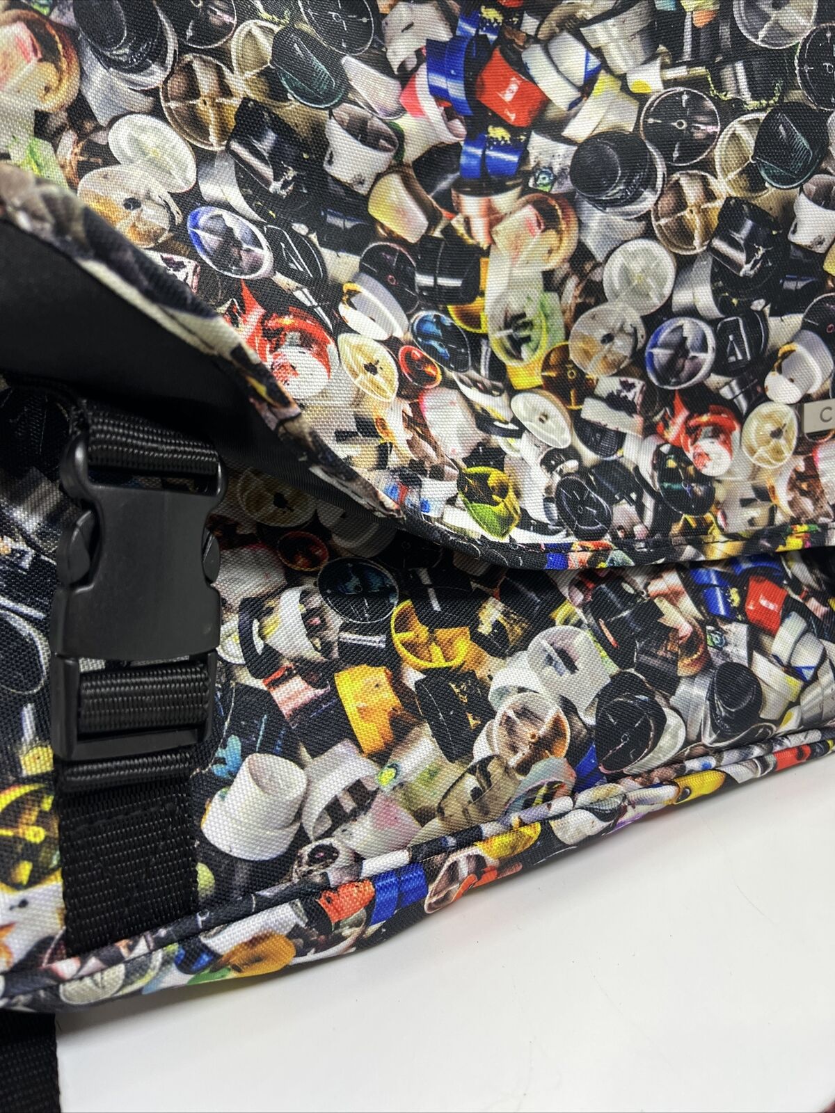 COMIX Borsa A Tracolla Unisex tappi colorati CARTELLA SCUOLA regolabile vacanza