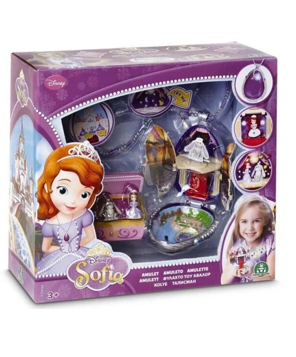 amuleto con personaggi Sofia la principessa disney gioco bambina