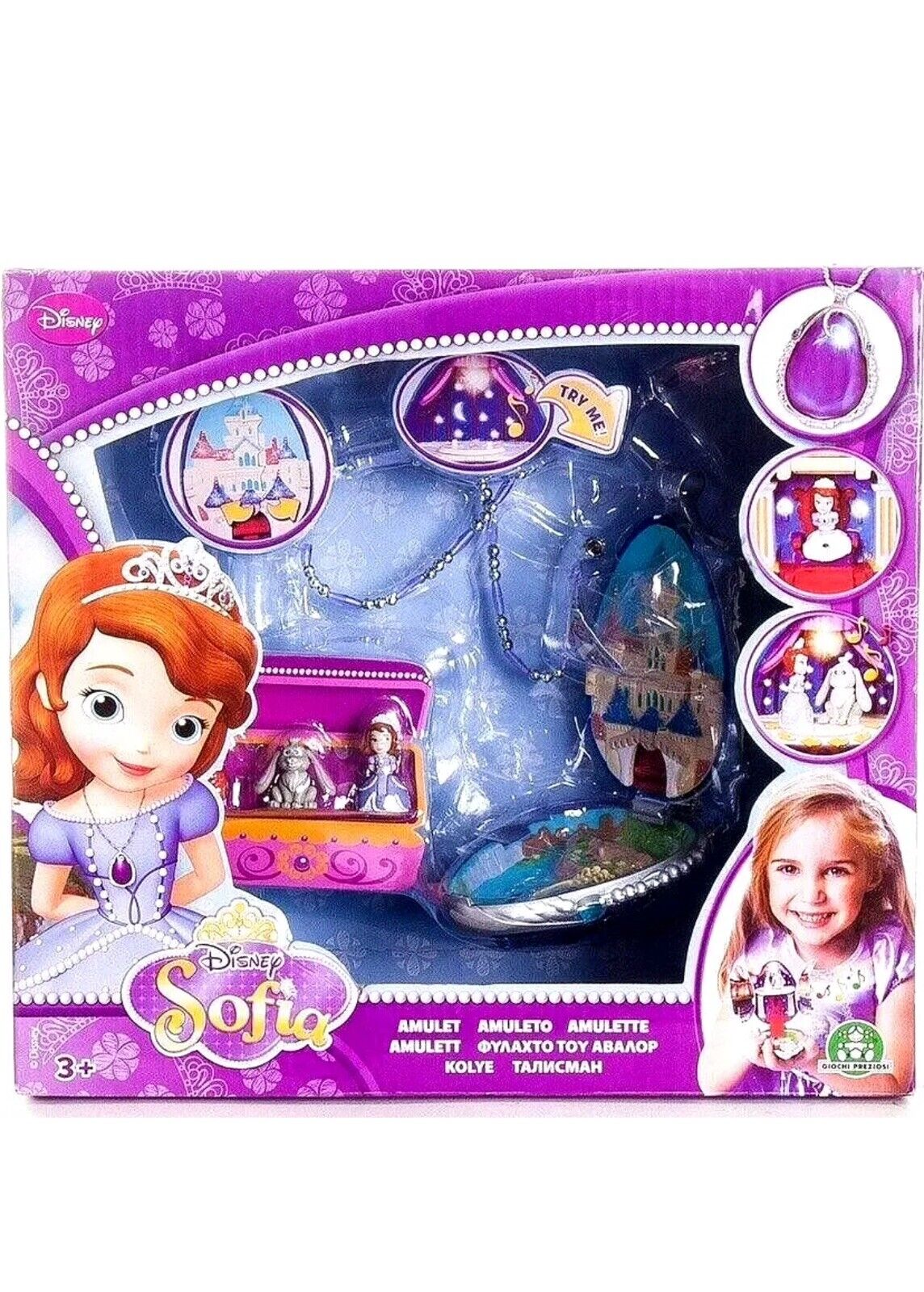 amuleto con personaggi Sofia la principessa disney gioco bambina
