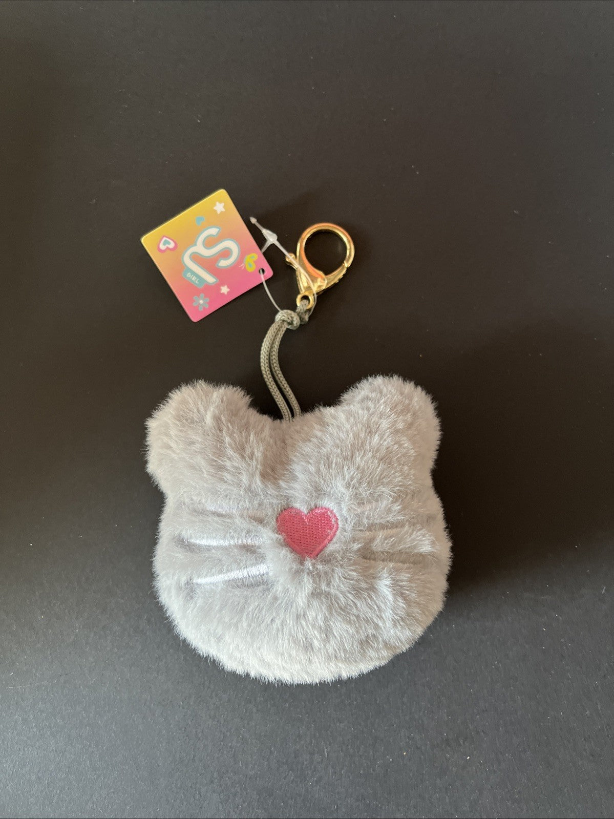 portachiavi peluche gatto Sj da attaccare alla borsa o zaino