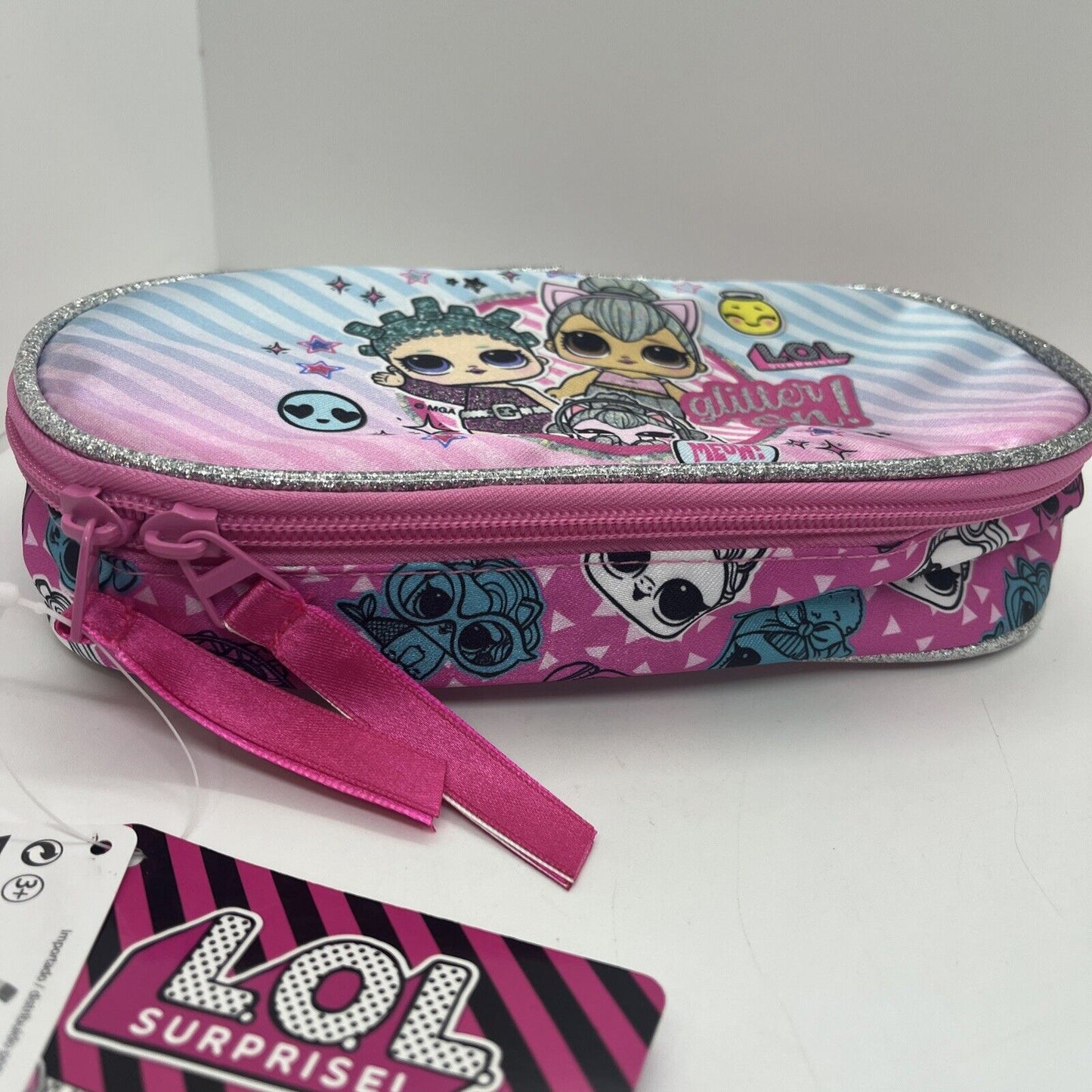 astuccio ovale bauletto scuola LOL con divisorio lol surprise ADORBS!