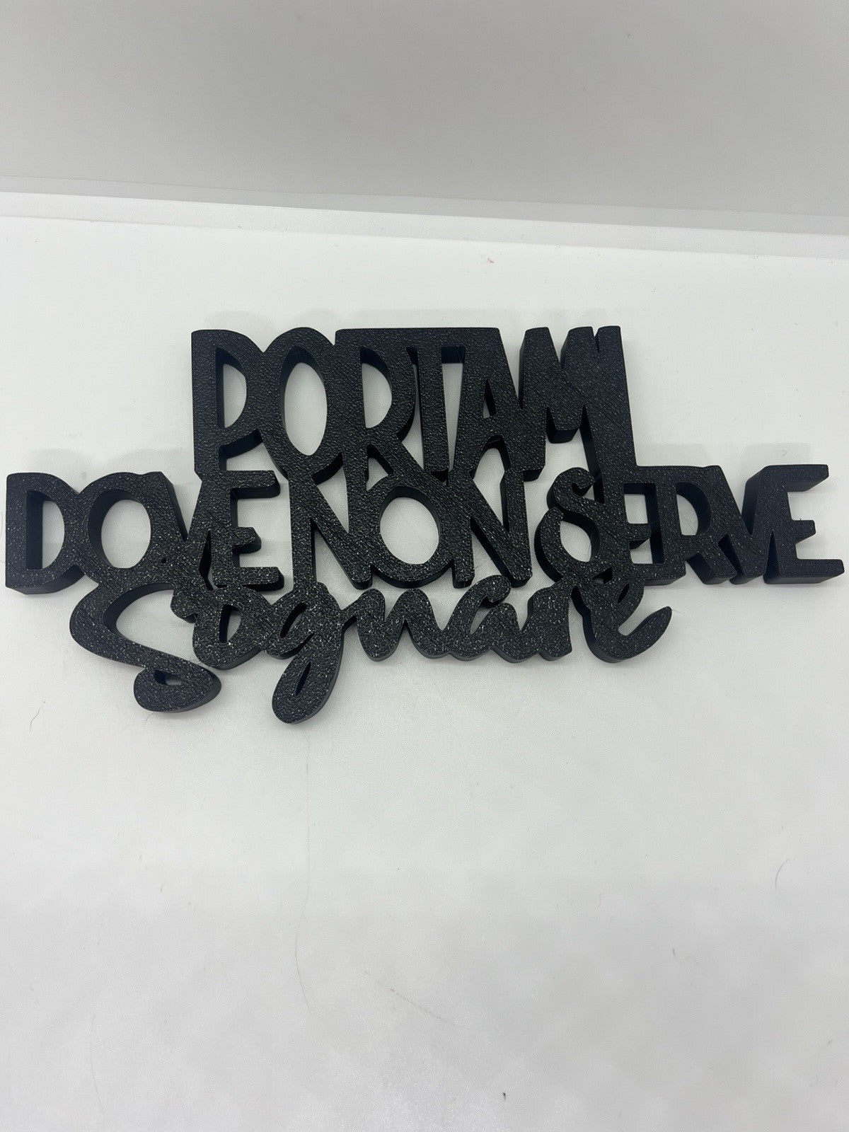 decorazione da parete wall art arte da muro casa frase canzone Ligabue PLA