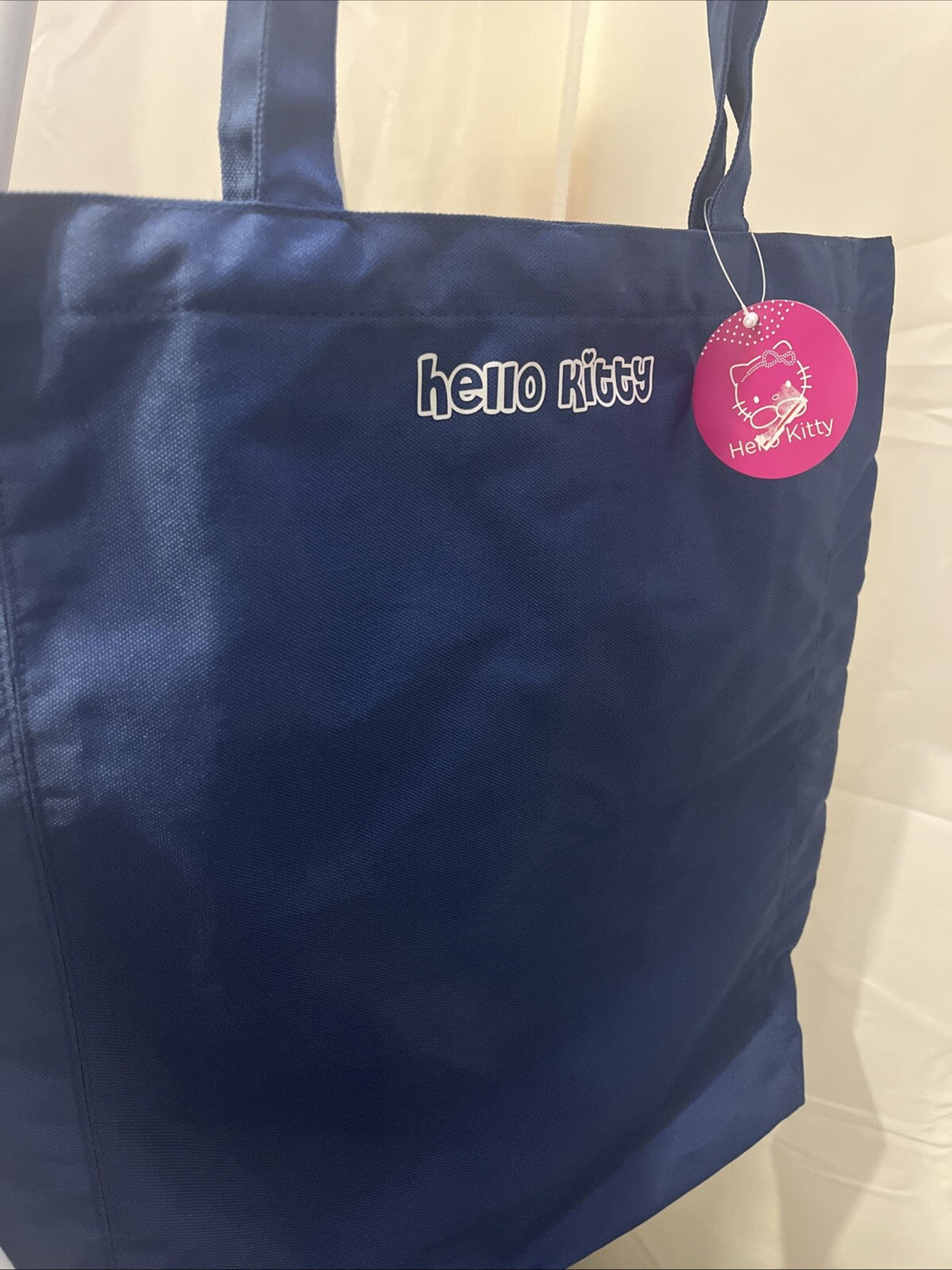 borsa shopper a mano hello Kitty bambina sanrio camomilla 44x39x7 blu