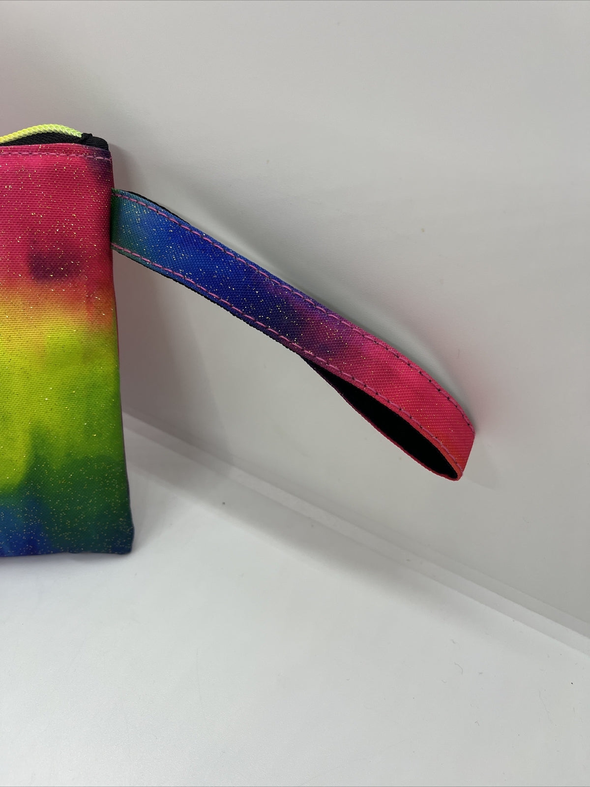 pochette royal bubble porta oggetti da borsa colorata glitter