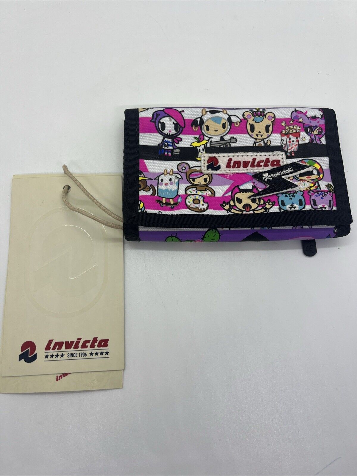 PORTAFOGLIO BAMBINA INVICTA 14x9 BORSELLO STRAP TOKIDOKI