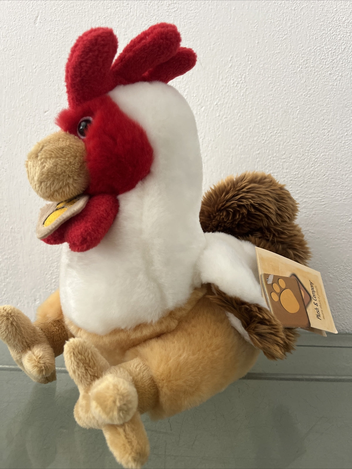 peluche gallina gallo galletto plush & company mordido 23 Cm