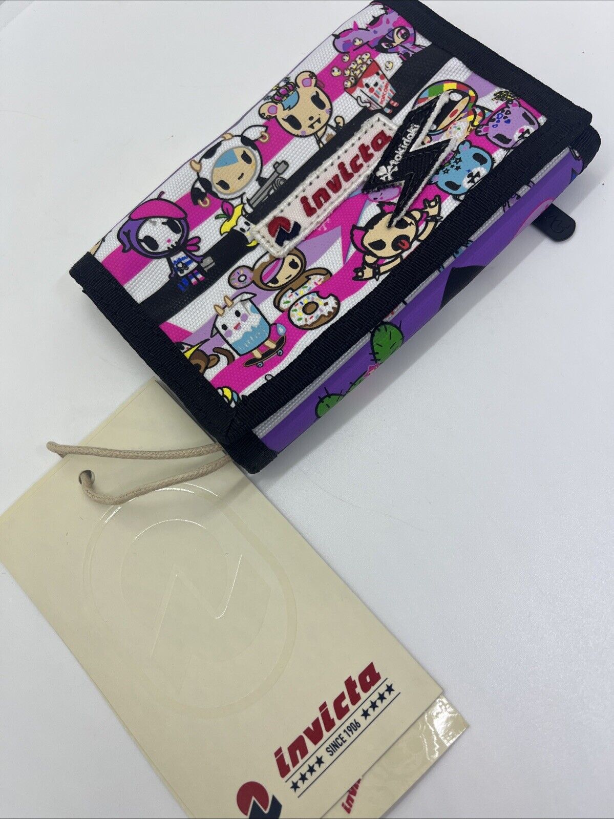 PORTAFOGLIO BAMBINA INVICTA 14x9 BORSELLO STRAP TOKIDOKI