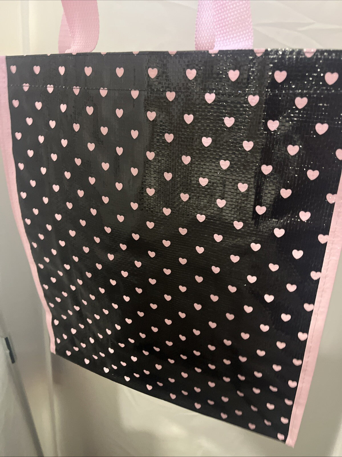 borsa shopper a mano hello Kitty bambina sanrio pvc nero 33x30x10