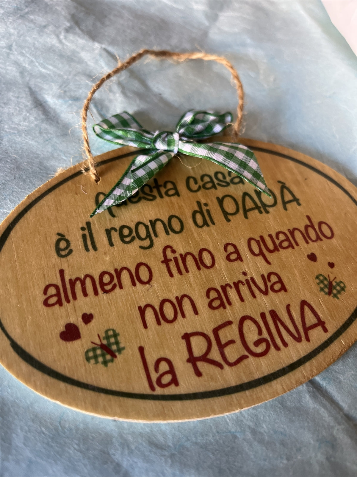 decorazione targhetta regalo festa della mamma da appendere 14x10
