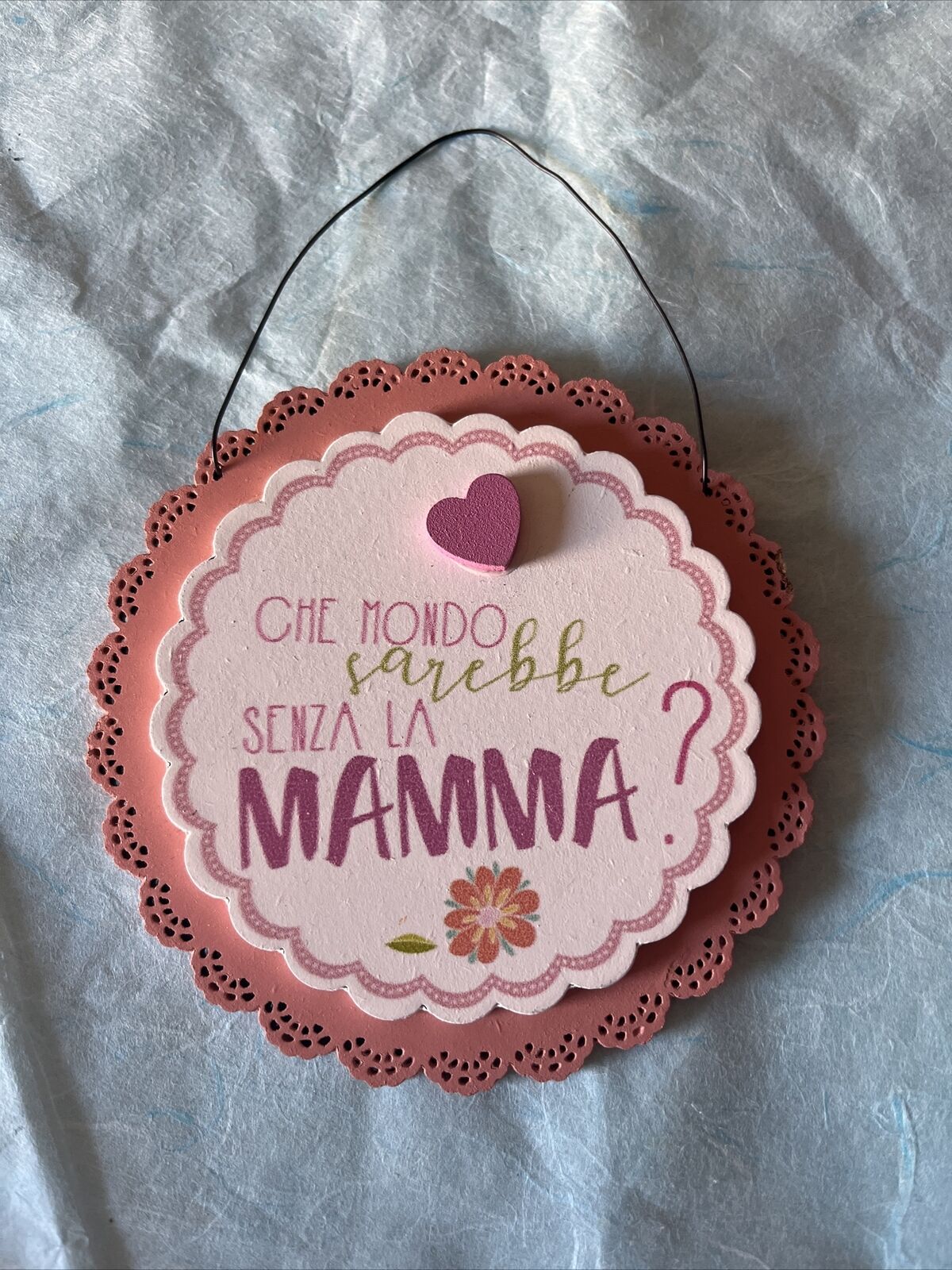decorazione regalo festa della mamma da appendere 10,5 Cm