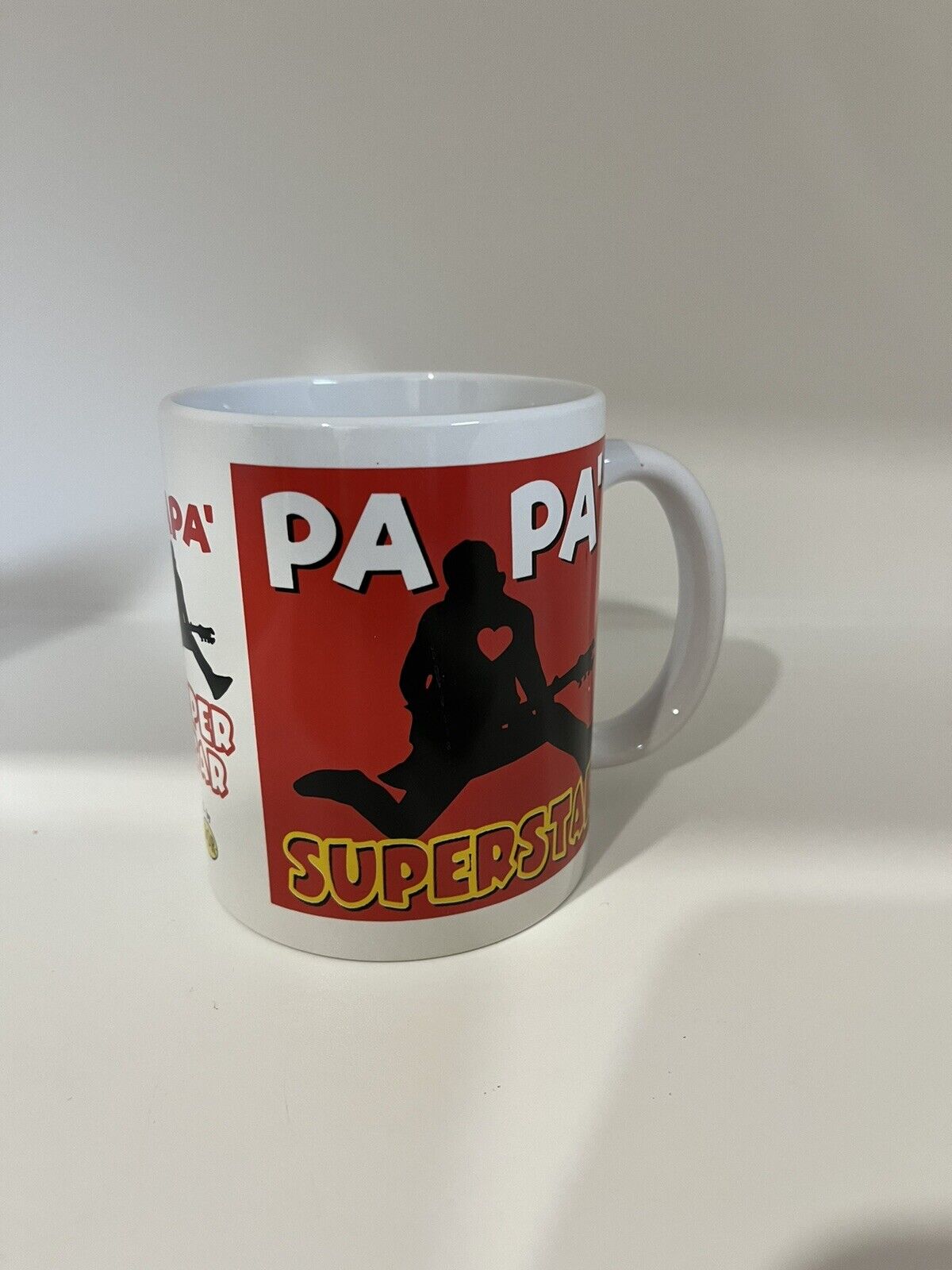 tazza festa del papà auguri super star
