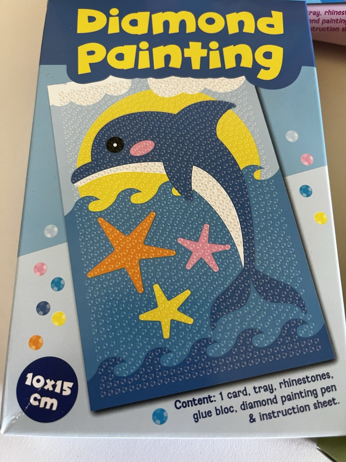 diamond painting diamanti 10x15 kit per bambini 4 assortiti gioco