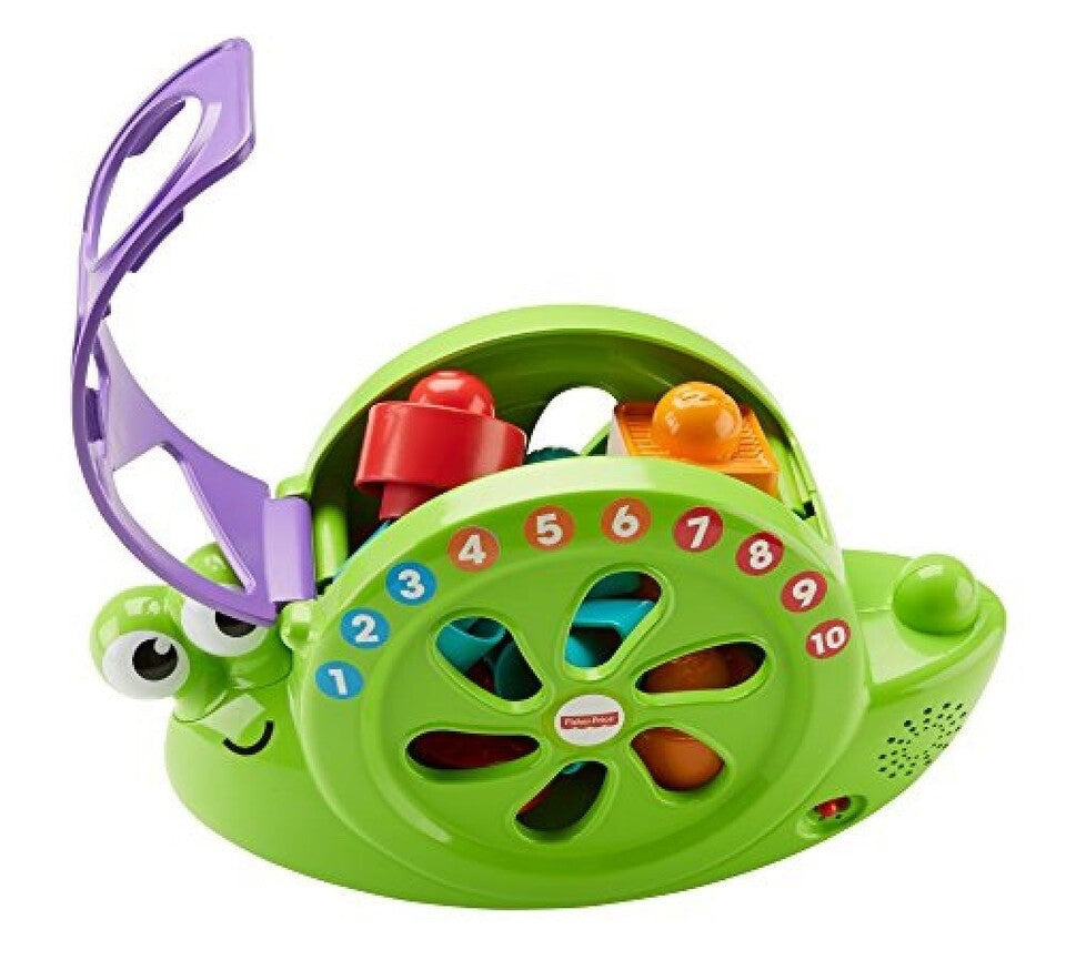 lumaca gioco interattivo bambini fisher price giocattolo musicale tedesco