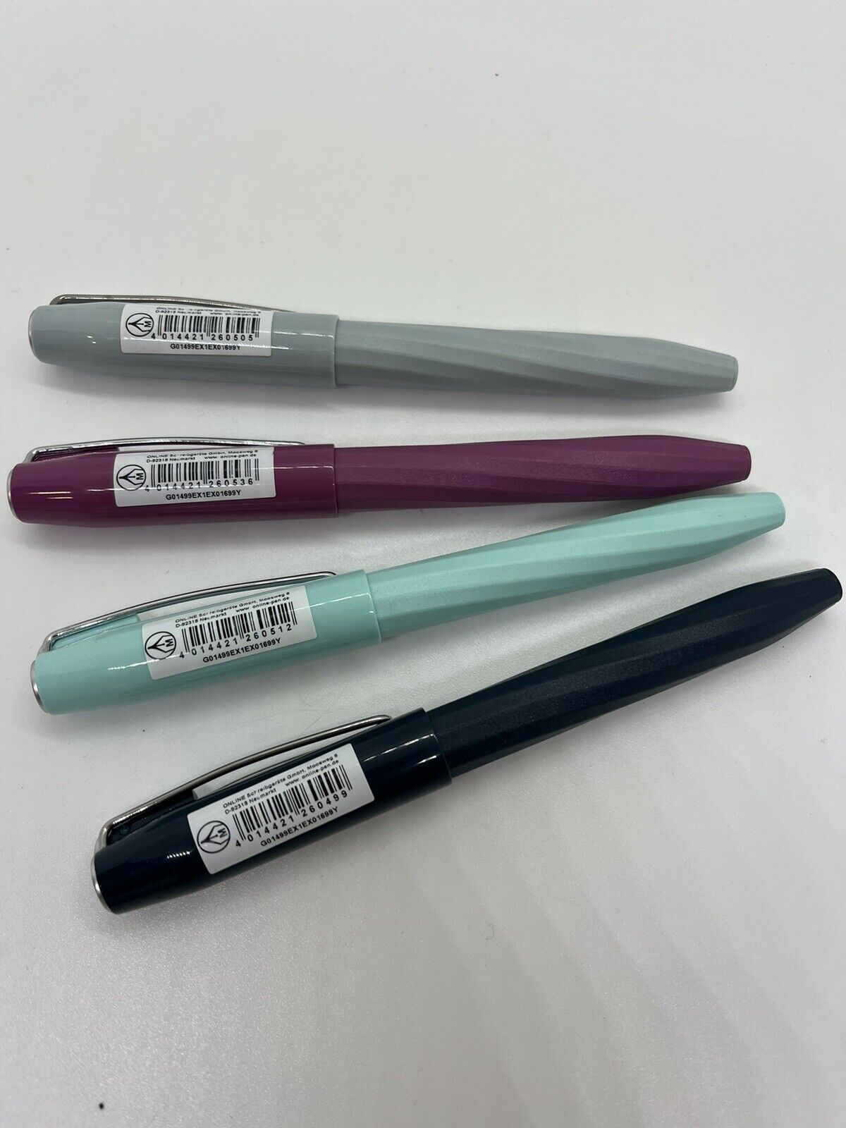 PENNA STILOGRAFICA CON CARTUCCIA ONLINE BLU ELEGANTE REGALO