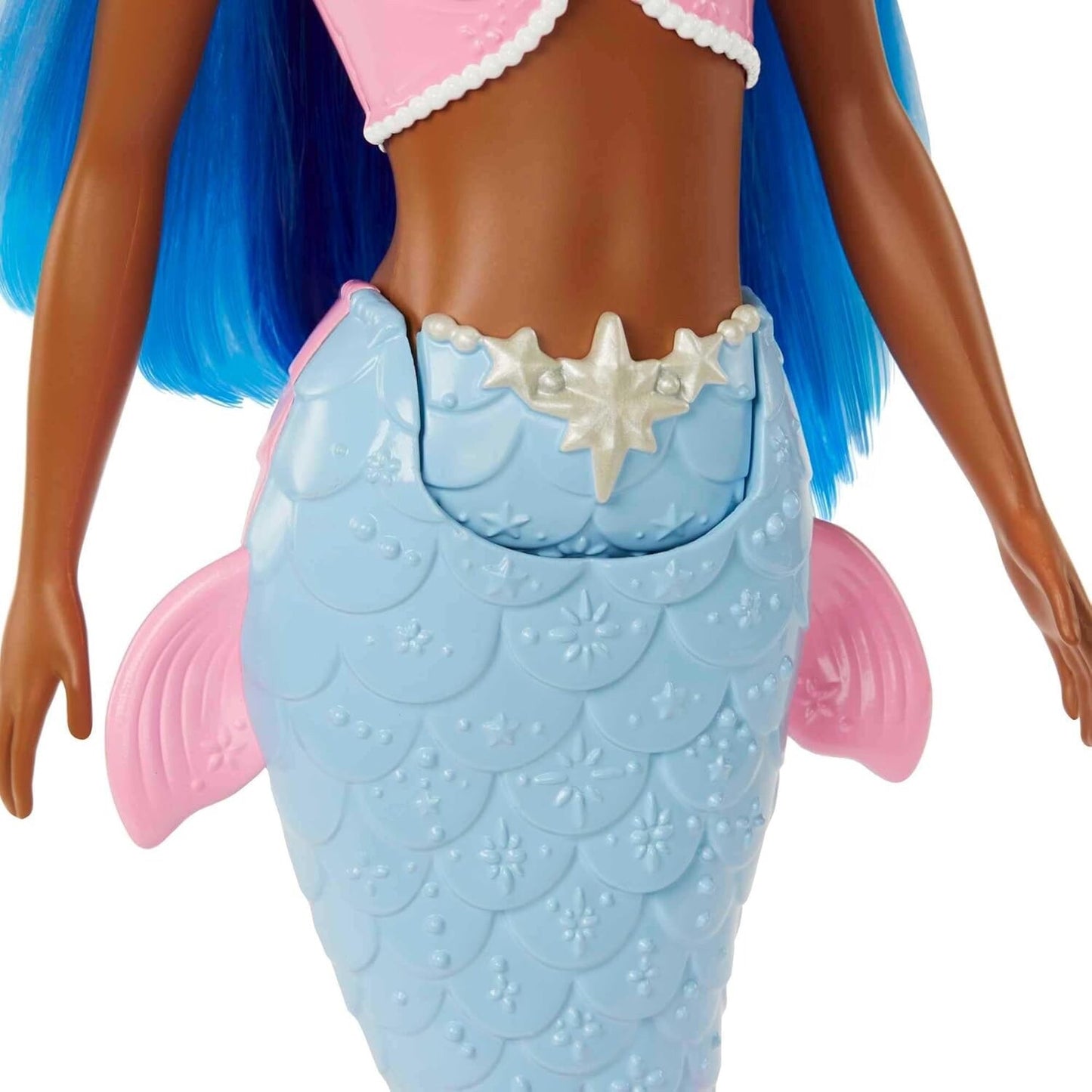 Barbie Dreamtopia Sirena capelli blu con coda colorata HGR12 gioco Mattel