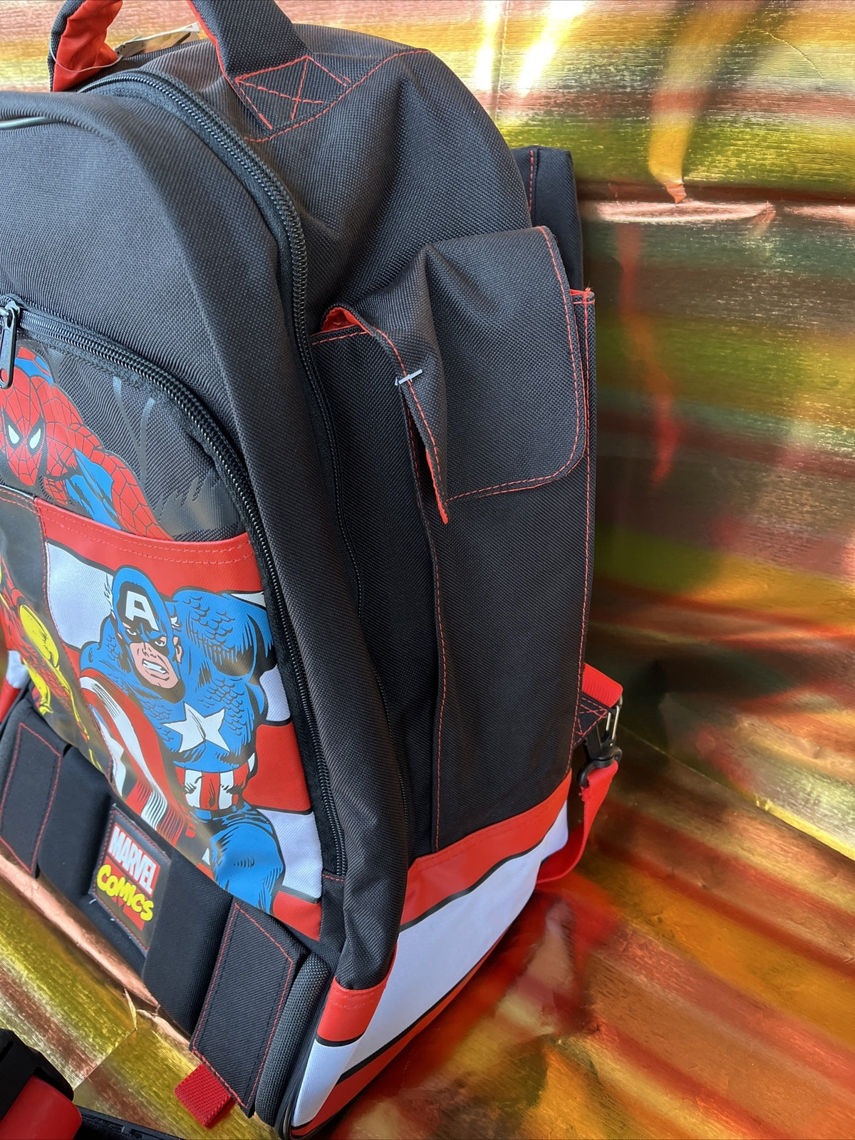 zaino XROLLEY trolley tracolla ruote removibili marvel comics super eroi