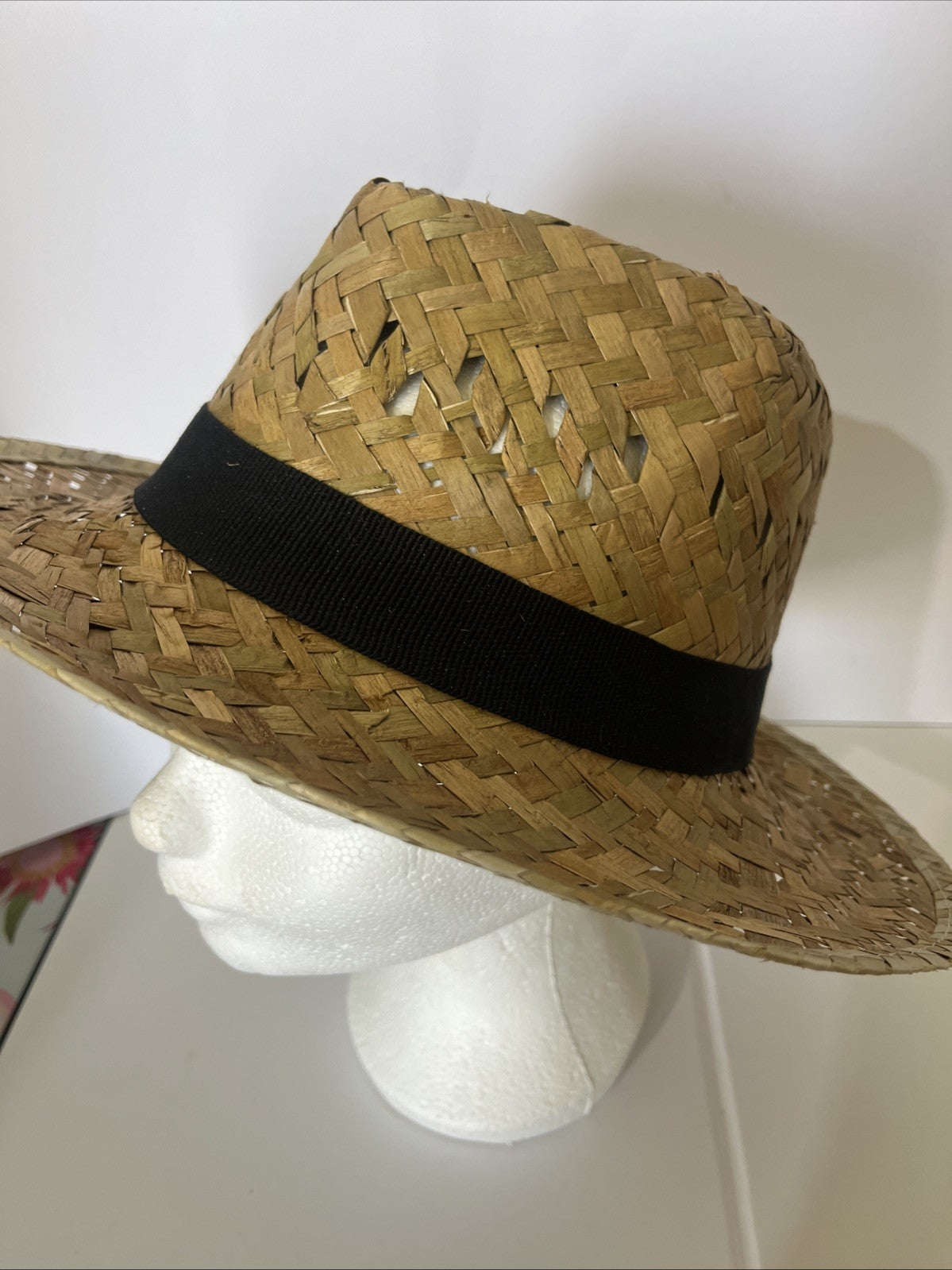 CAPPELLO SOLE DI PAGLIA PER GIARDINAGGIO CONTADINO UOMO TAGLIA UNICA