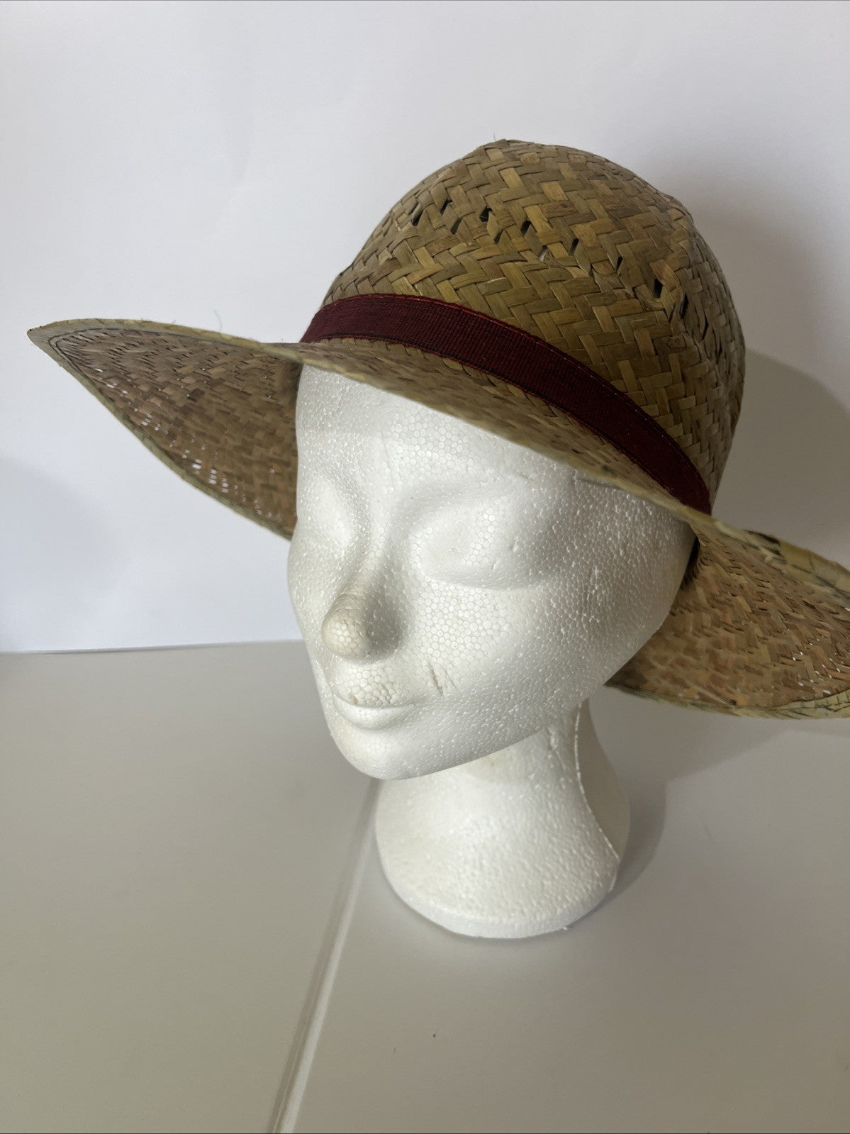 CAPPELLO DA SOLE DI PAGLIA ESPLORATORE SAFARI DONNA PASSEGGIO MARE TG UNICA