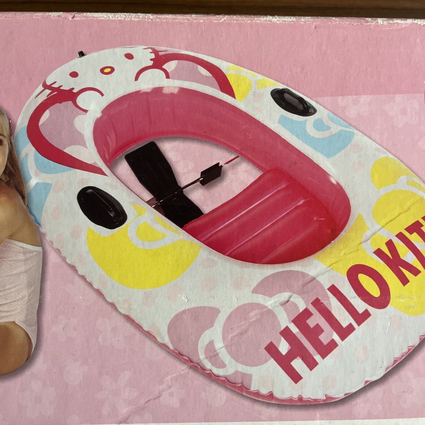 pedaló gonfiabile gommone hello kitty 135x90 bambina Mare piscina gioco