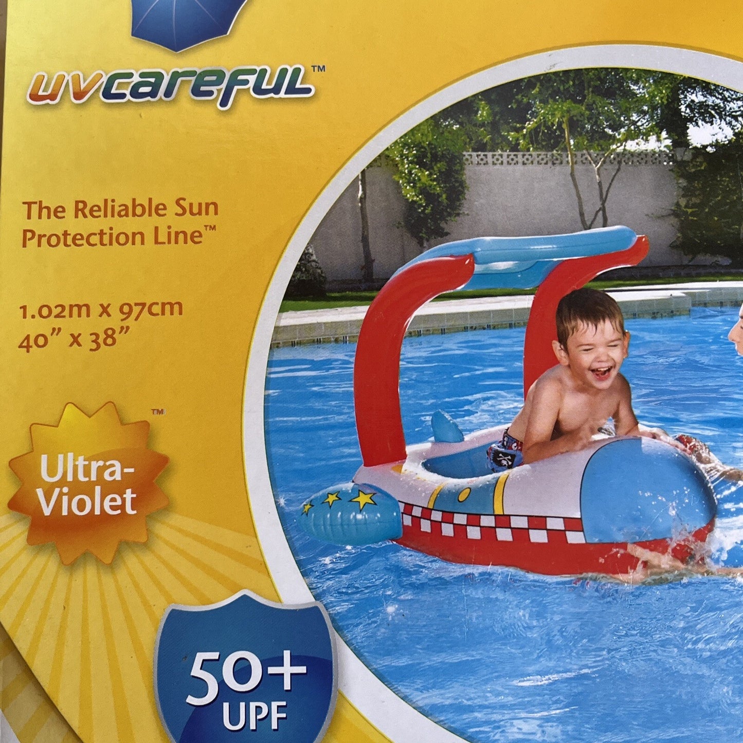piscina galleggiante proteggi raggi uv aereo 102x97 gonfiabile Mare piscina baby