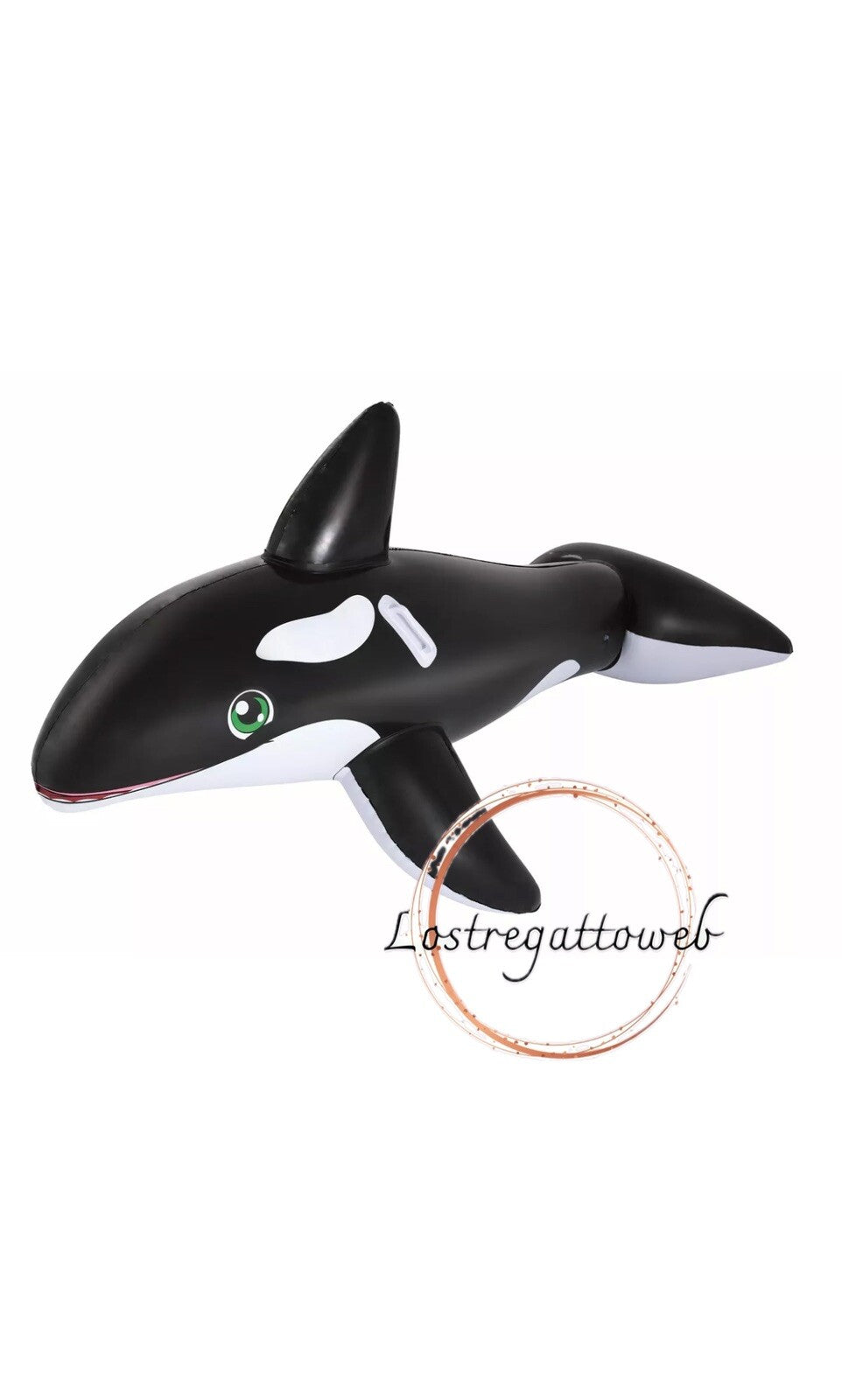 gonfiabile cavalcabile orca bestway mare piscina 203x102 cm gioco bambini