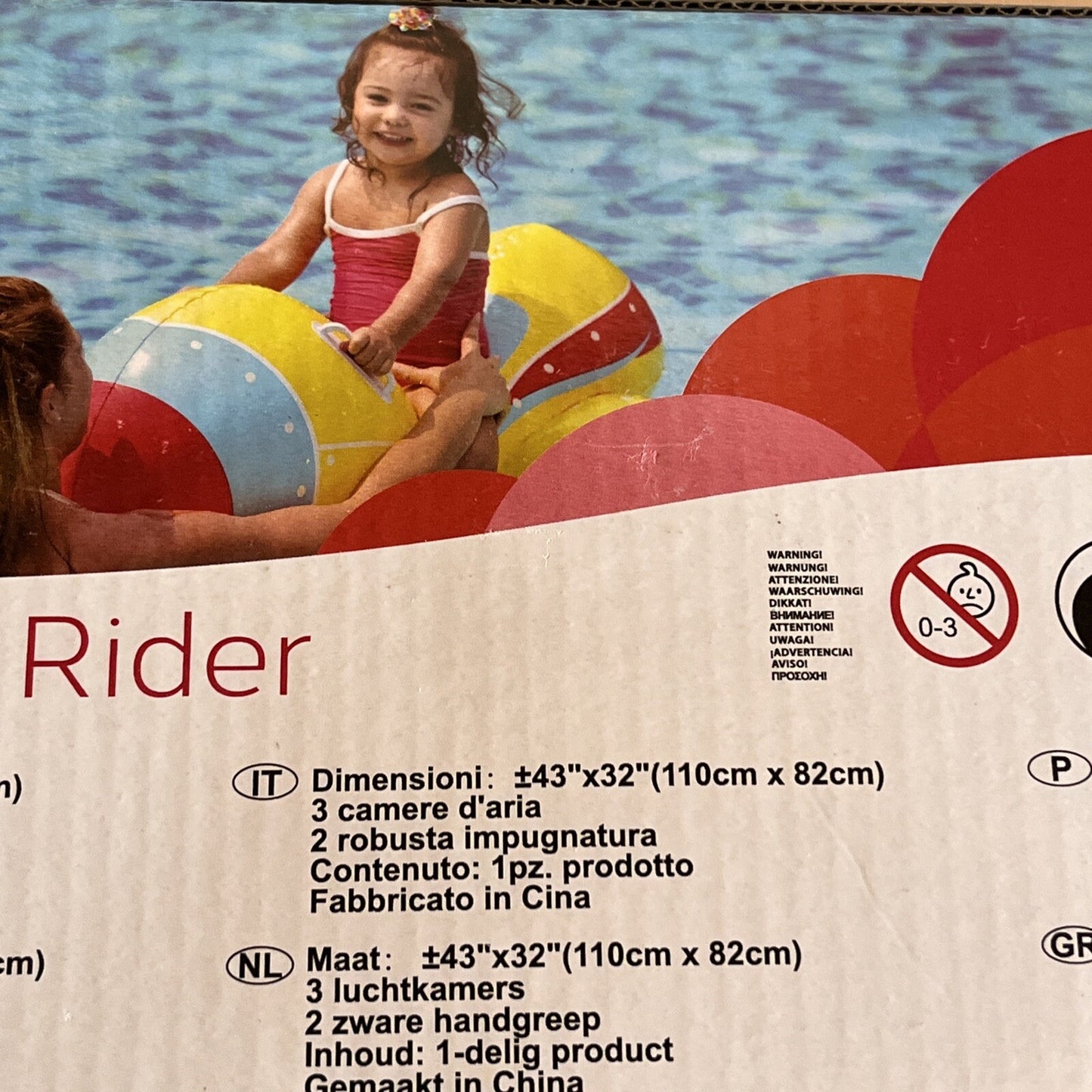galleggiante a forma di aereo 110x82 gonfiabile Mare piscina gioco bambini