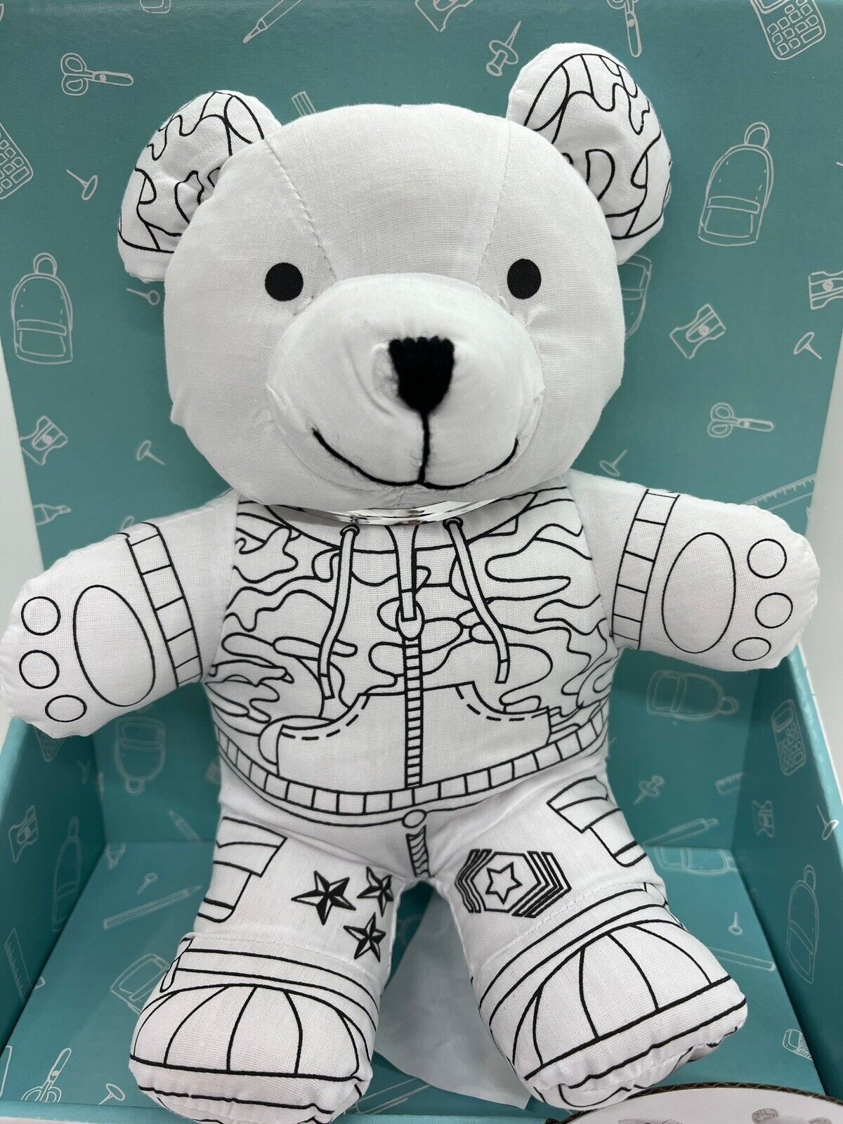 orsetto teddy peluche da colorare e dipingere lavabile