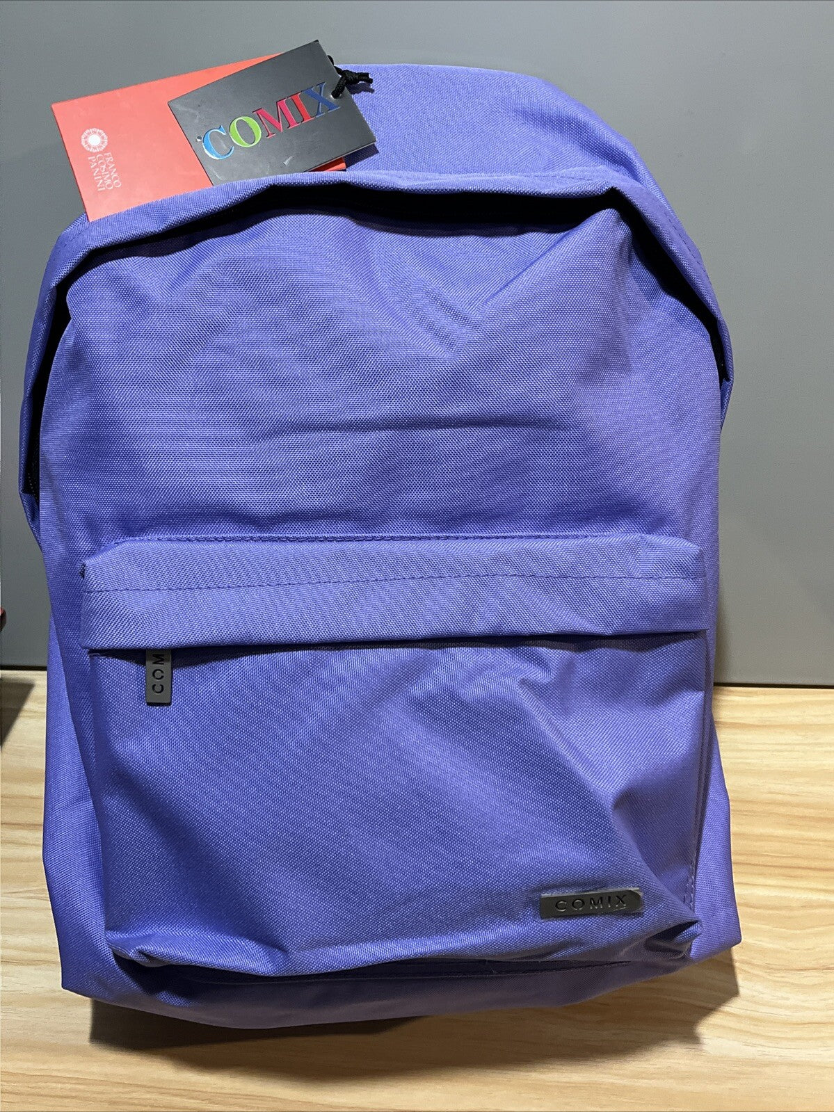 ZAINO COMIX VIOLA LILLA AMERICANO SCUOLA RAGAZZI VACANZA PANINI COMODO