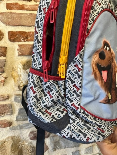 ZAINO SCUOLA PETS ANIMALI SCUOLA TRE ZIP CAPIENTE LEMPO LIBERO