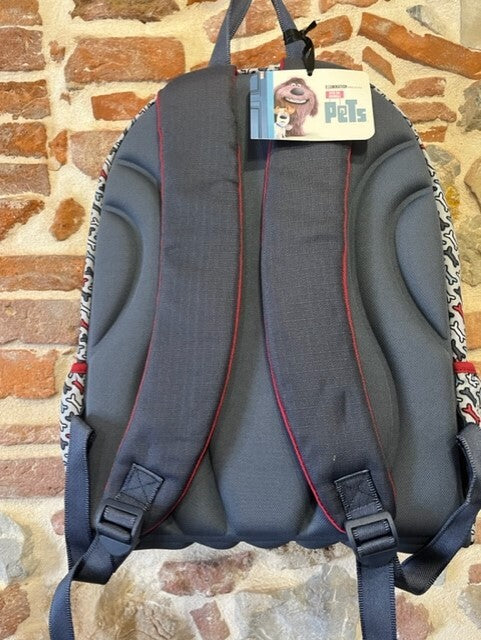 ZAINO SCUOLA PETS ANIMALI SCUOLA TRE ZIP CAPIENTE LEMPO LIBERO