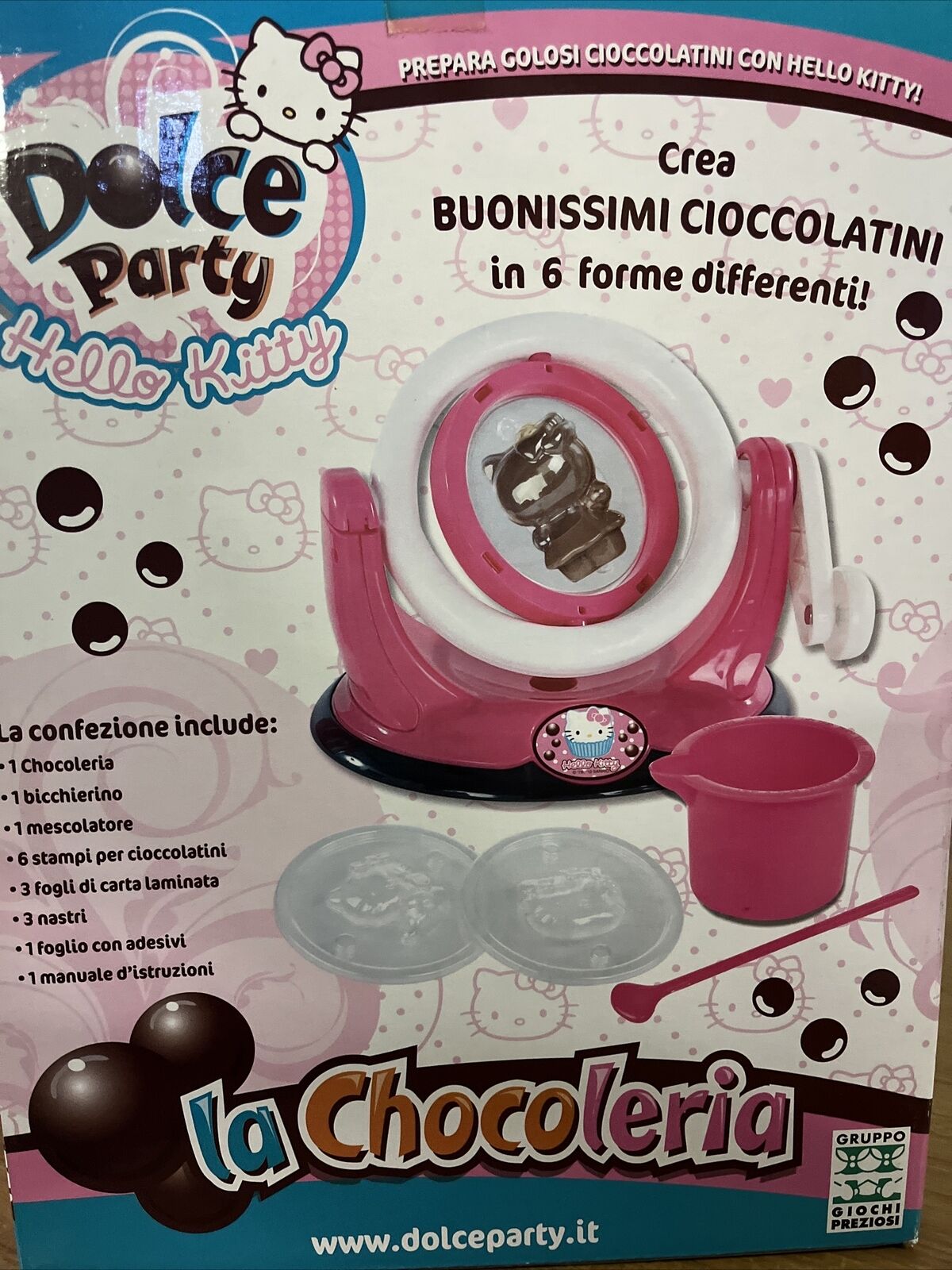 chocoleria dolce party hello kitty crea cioccolata