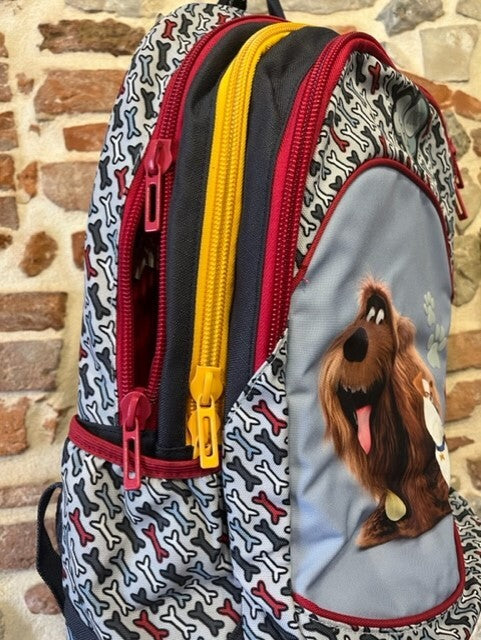ZAINO SCUOLA PETS ANIMALI SCUOLA TRE ZIP CAPIENTE LEMPO LIBERO