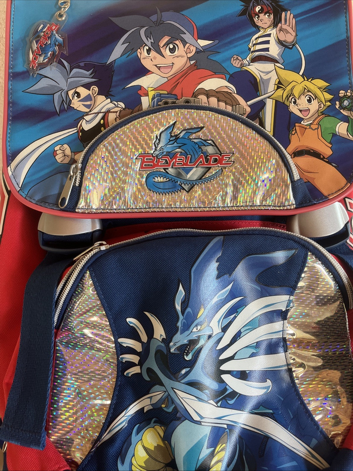 zaino scuola elementare bambini Beyblade sj gang