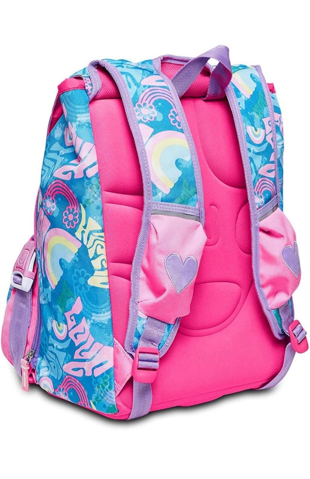 zaino scuola seven Sj girl unicorno Air Push azione movimento
