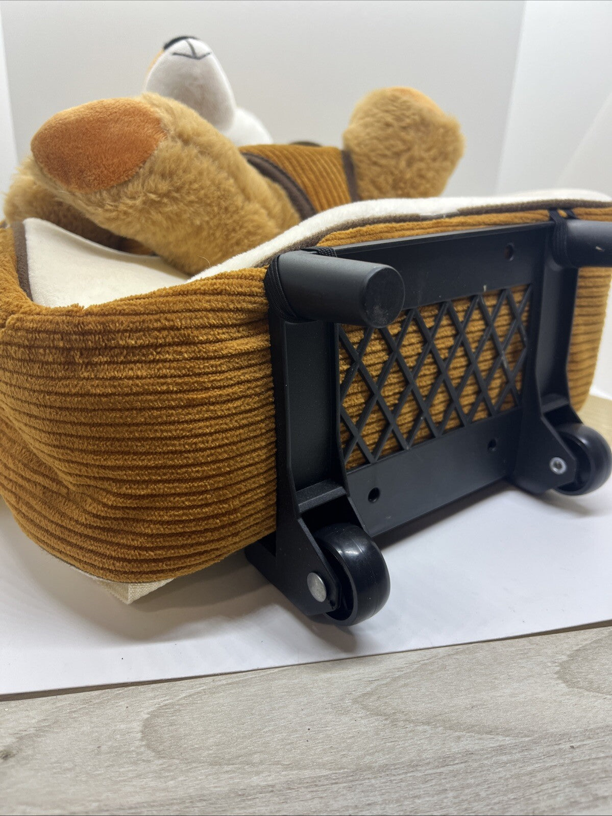 zaino zainetto trolley peluche volpe removibile asilo vacanza giochi perletti