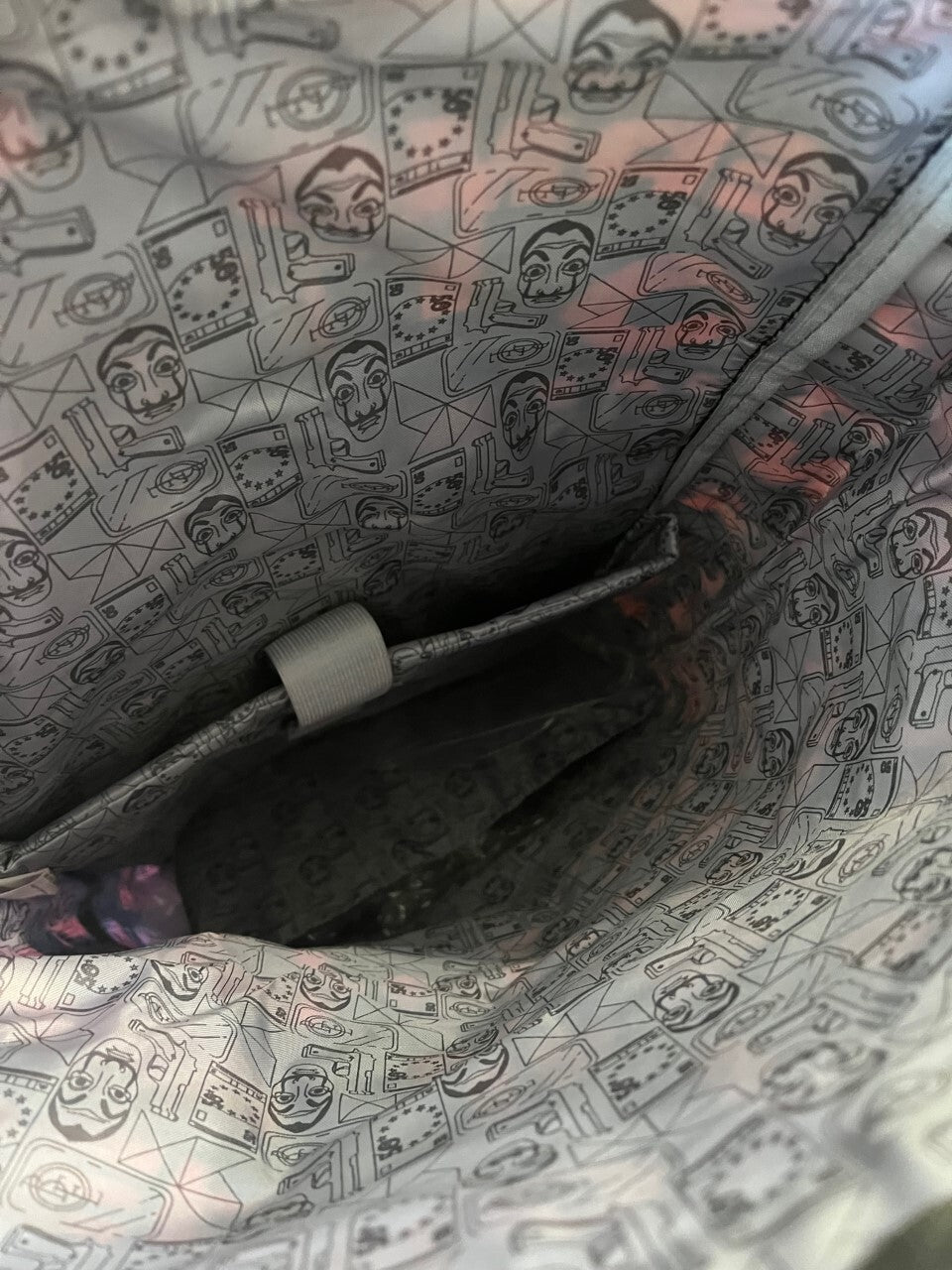 ZAINO NETFLIX LA CASA DI CARTA CASA DE PAPEL SACCA MARE BORSA TEMPO LIBERO