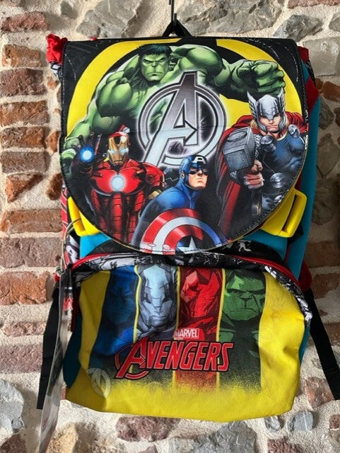 ZAINO SCUOLA MARVEL AVENGERS PATTINA 3 IN 1 CON PERSONAGGIO FIGURA ULTRON