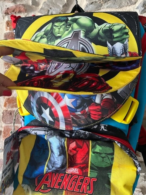 ZAINO SCUOLA MARVEL AVENGERS PATTINA 3 IN 1 CON PERSONAGGIO FIGURA ULTRON